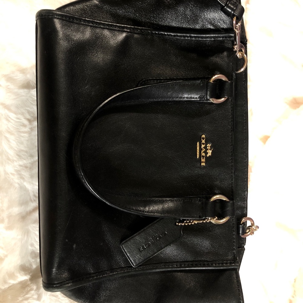 black coach purse